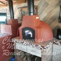 Forno de pizza cimento queimado 1