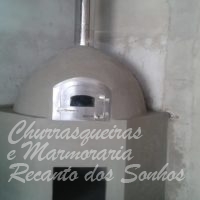 Forno de pizza cimento queimado 2