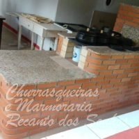 Forno e fogão a lenha de tijolinho CENTRO 4